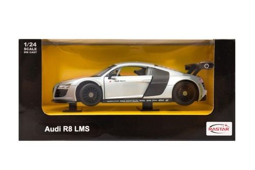AUDI R8 LMS Rastar56100 1:24 srebrny na Arena.pl