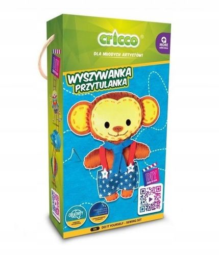 ZESTAW CRICCO ZRÓB TO SAM WYSZYWANKA MAŁPKA na Arena.pl