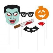rekwizyty do zdjęć halloween 6 elementów
