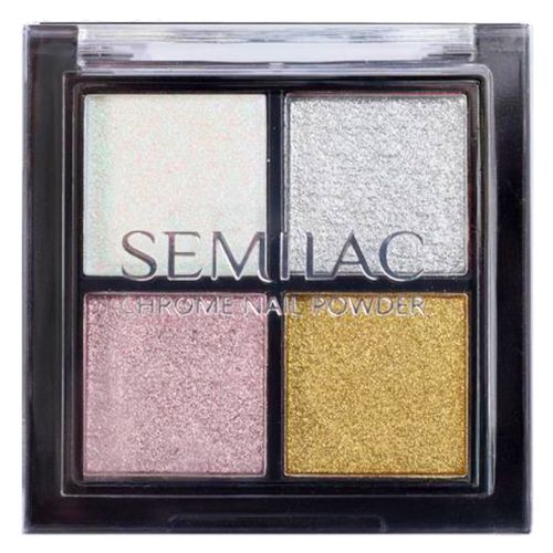 SEMILAC CHROME 01 PYŁEK DO PAZNOKCI METALICZNE PYŁKI NA PALETCE na Arena.pl