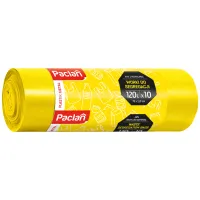 worki do segregacji plastiku żółte paclan 70 x 110 cm, 120l, 10 szt.
