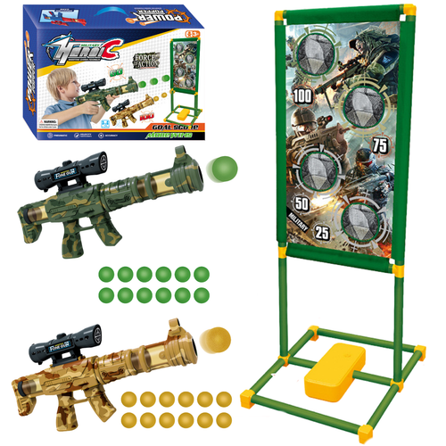 Strzelanie Do Celu Stabilna Stojąca Tarcza Strzelecka Pistolety Naboje Wojs na Arena.pl