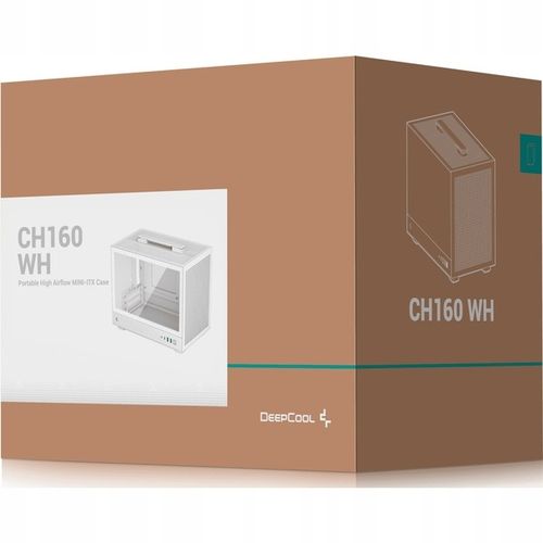 Obudowa do komputera DeepCool CH160 mini ITX Okno Biała na Arena.pl