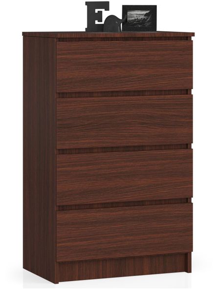 KOMODA K 60 cm 4 SZUFLADY WENGE zdjęcie 1