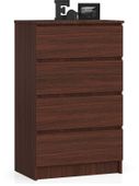 KOMODA K 60 cm 4 SZUFLADY WENGE