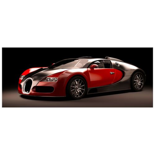 Obraz Drukowany 100X40 Czerwone Bugatti Veyron na Arena.pl