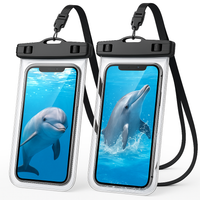 2x WODOODPORNY POKROWIEC NA TELEFON ETUI WODOSZCZELNE DO NURKOWANIA WAKACJE
