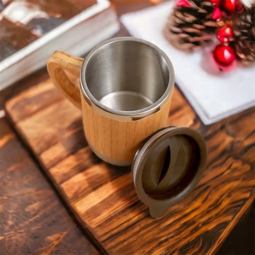 Bambusowy kubek termiczny 300 ml | Kol na Arena.pl