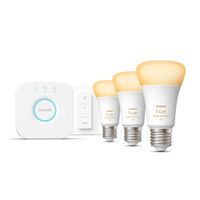 Inteligentna żarówka LED PHILIPS HUE 8W E27, (3 szt.) + mostek Bridge