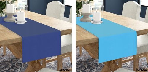 BIEŻNIK OBRUS GŁADKI MATOWY 40x220 KOLORY na Arena.pl