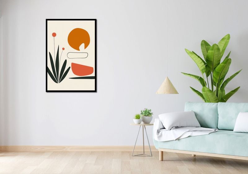 Plakat 68x98cm Abstrakcyjny Zen zdjęcie 4