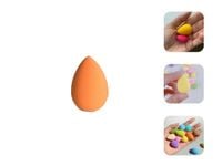 Gąbka do makijażu blender MAŁA super miękka orange