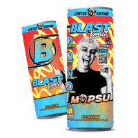 napój gazowany z kofeiną blast boost  clementine 250ml