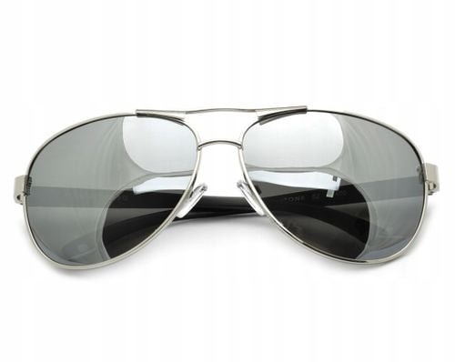 Okulary Pilotki dla kierowców Polaryzacja Lustra PRZECIWSŁONECZNE UV400 Męs na Arena.pl
