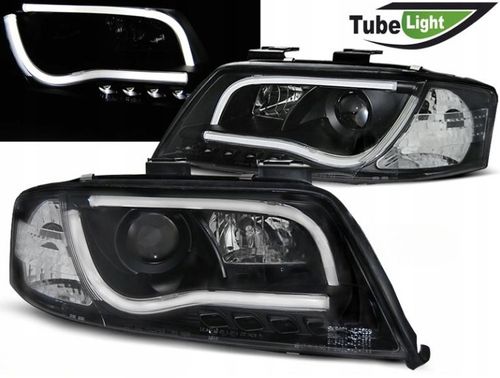 LAMPY REFLEKTORY DO AUDI A6 C5 OD 2001 DO 2004 Roku LED TUBE+ ŻARÓWKI na Arena.pl