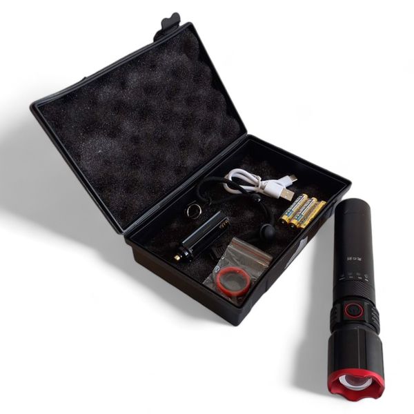 latarka led usb powerbank 200m zdjęcie 3