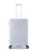 Walizka średnia ELLE Debossed biała