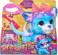 FURREAL INTERAKTYWNY PIESEK NA SMYCZY ROCKALOTS CZESANIE ŚPIEWANIE