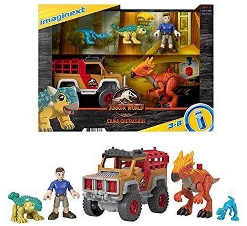 Imaginext Jurassic World Camp Cretaceous samochód na Arena.pl