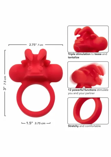 calexotics silicone rechargeable the matador - pierścień wibrujący na Arena.pl