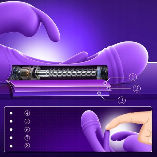 Trzepoczący wibrator Dildo dla kobiet 12 wibracji na Arena.pl