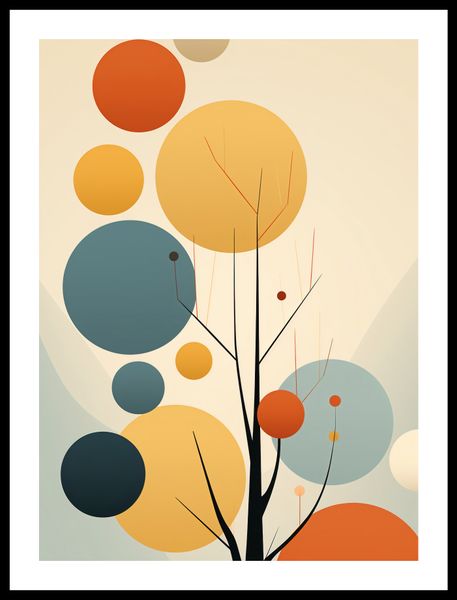 Plakat 40x55cm Harmonia Jesiennych Kolorów zdjęcie 3