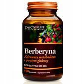 Doctor Life Berberyna 100 kaps. na odchudzanie apetyt metabolizm wątroba