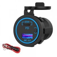 ŁADOWARKA USB SOLVIAN DUAL PORT 65W SZYBKIE ŁADOWANIE