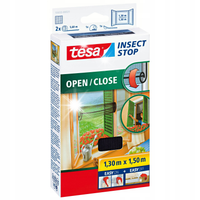 TESA 55033-00021-00 MOSKITIERA OKIENNA OTWIERANA CZARNA 1,3 M X 1,5 M