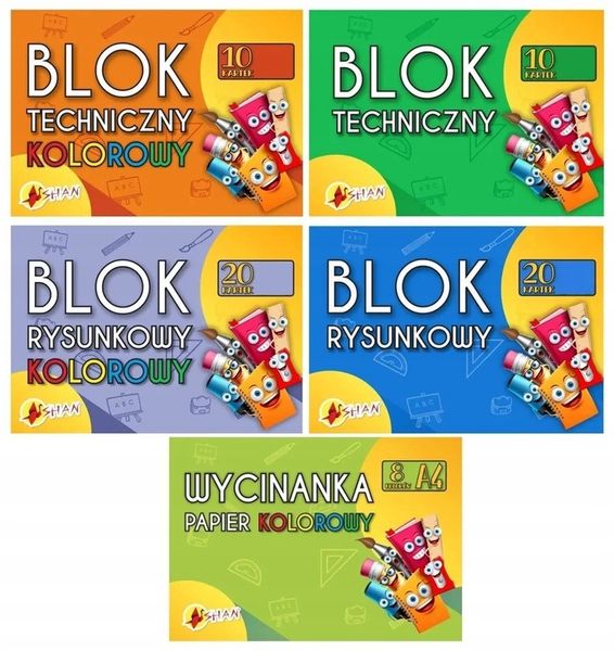 BAMBINO Wyprawka Szkolna zestaw plastyczny 22el zdjęcie 7