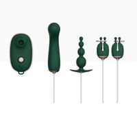 zestaw zabawek erotycznych dla kobiet quartet set green qingnan