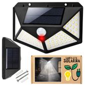 Lampa solarna halogen led z czujnik ruchu 3 tryby zewnętrzna ogrodowa ip65