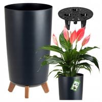 Doniczka Deco4Home okrągła szara 45 cm industrialna