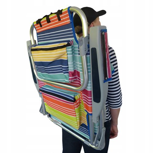 leżak MULTICOLOR plażowy, ALUMINIUM,ogrodowy. na Arena.pl