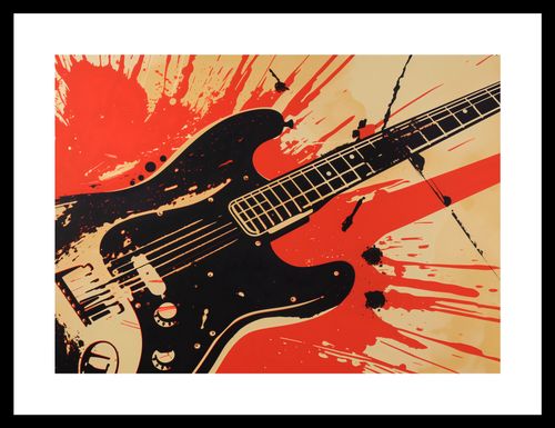 Plakat 35x25cm Gitara Elektryczna na Arena.pl