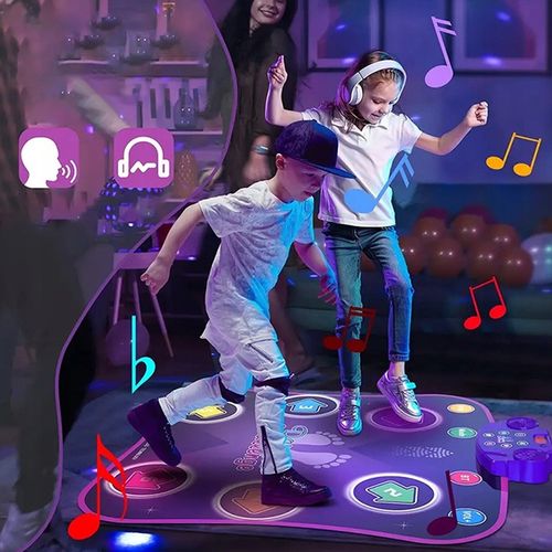 gra dla dzieci mata taneczna pianinko gra muzyczne wyzwanie 5 trybów 6 led na Arena.pl