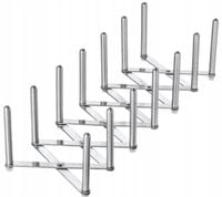 IKEA VARIERA przegroda na pokrywki srebrny organizer stojak uchwyt