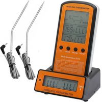 Termometr gastronomiczny z sondą do grilla mięsa wina LCD -50-300C