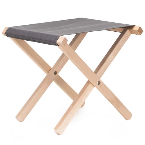 Krzesło składane turystyczne, wędkarkie, stołek na biwak, kemping, jasnoszary na Arena.pl