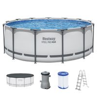 Basen stelażowy 396 x 122 Steel Pro Max zestaw 11w1 Bestway 5618W