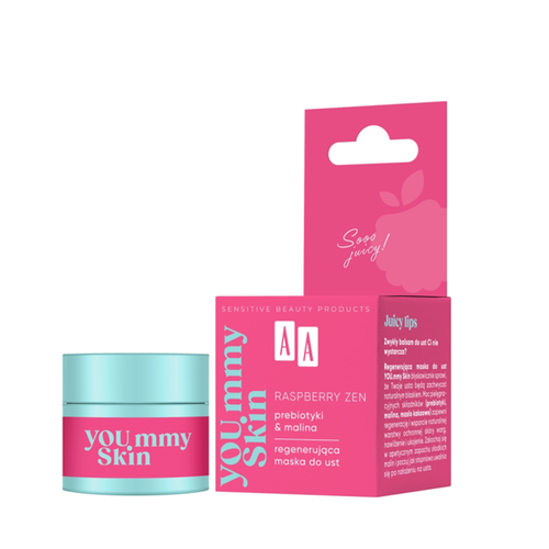 AA YOU.mmy Skin Raspberry Zen Maska ust Malina na Arena.pl