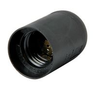 oprawka plastikowa e27 czarna - ex-s9100009