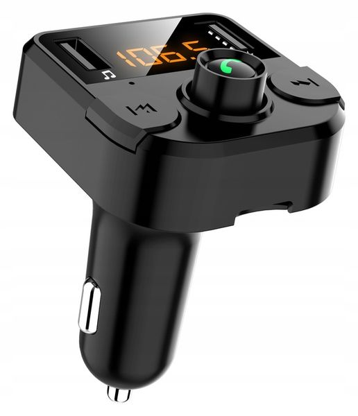 Transmiter Bluetooth FM Ładowarka 2xUSB LCD MP3 zdjęcie 6