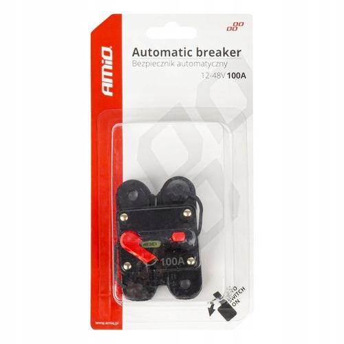 BEZPIECZNIK SAMOCHODOWY AUTOMATYCZNY 12V 24V 48V 100A na Arena.pl