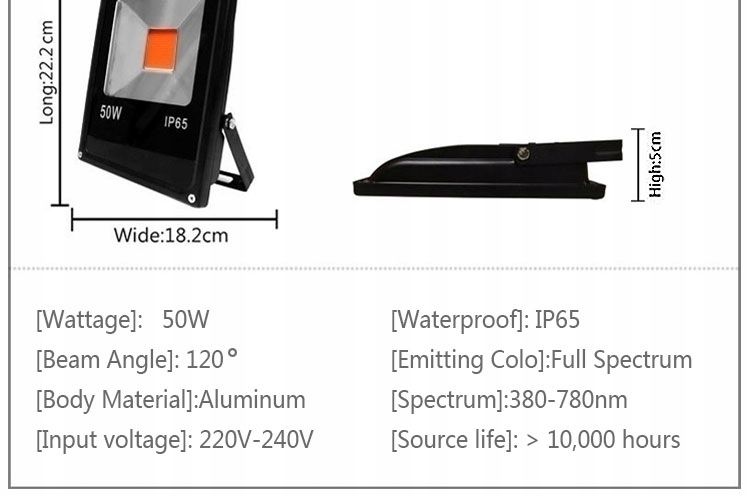 NOWOŚĆ HALOGEN GROW 30 W led DO UPRAWY ROŚLIN W-WA zdjęcie 5