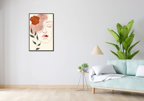 Plakat 56,6x86,4cm Beż i Twarz na Arena.pl