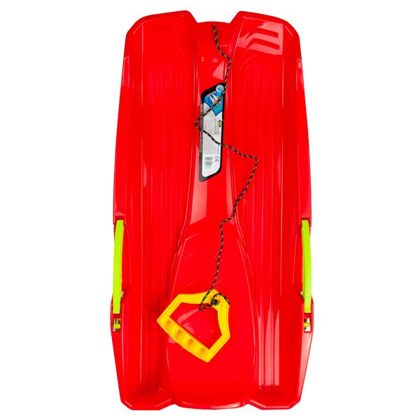 PLASTIKOWE SANKI ŚLIZGI Z HAMULCEM HORNET CZERWONY zdjęcie 5