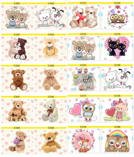 FOTOTAPETA 3d dla dzieci miś misie pluszaki sówki na Arena.pl