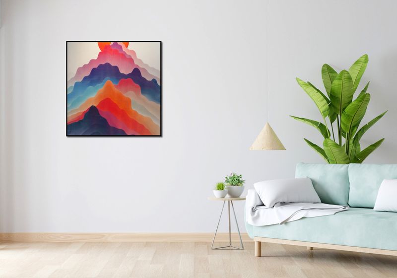 Plakat 80x80cm Gama Gór zdjęcie 4