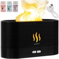 NAWILŻACZ POWIETRZA ZAPACHOWY DYFUZOR AROMATERAPIA KOMINEK LAMPKA LED RGB